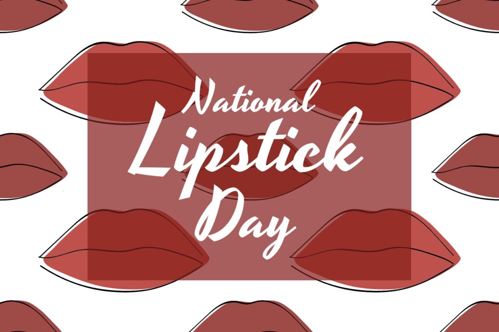 bons plans de la journée National lipstick day